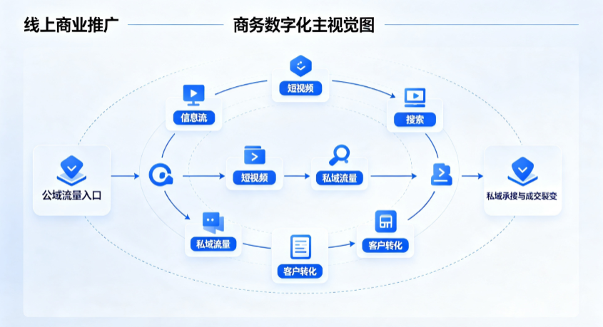 肇源县线上商业推广怎么做？全域流量闭环搭建与低成本转化实战指南